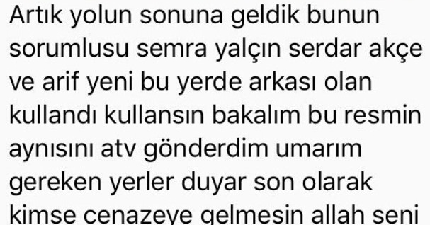 'yolun sonuna geldik' yazıp intihar etti