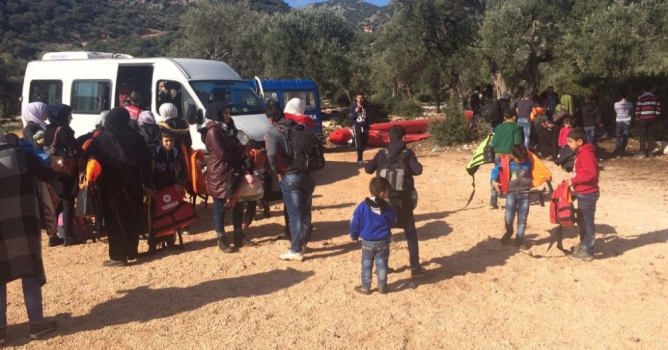 10 günde 222 göçmen yakalandı