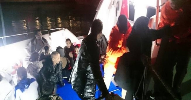 19 göçmen yakalandı