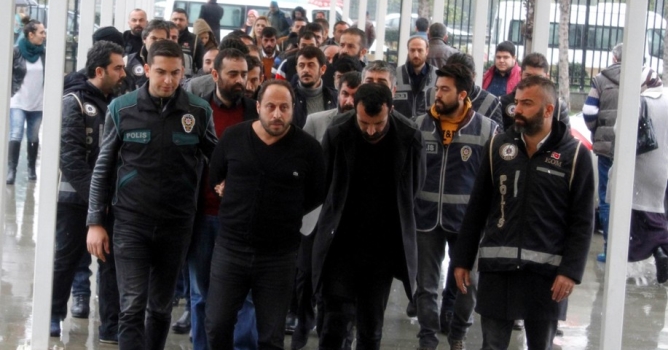 19 kişi tutuklandı