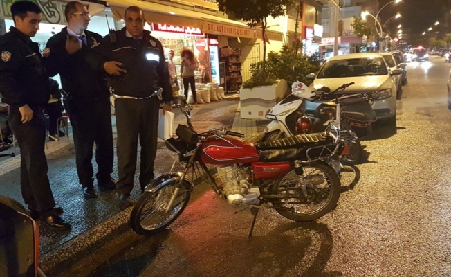 Akrobasi yaptığı motosiklet çalıntı çıktı
