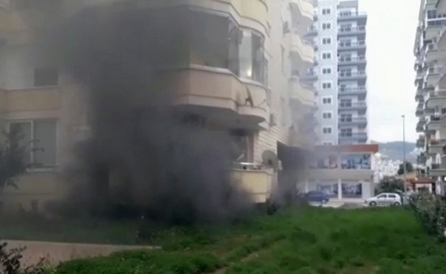 Ev yangını korkuttu