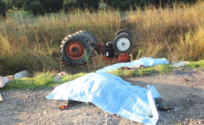 Traktörün altında can verdi