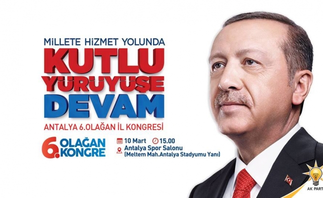 Alanya'da Erdoğan heyecanı