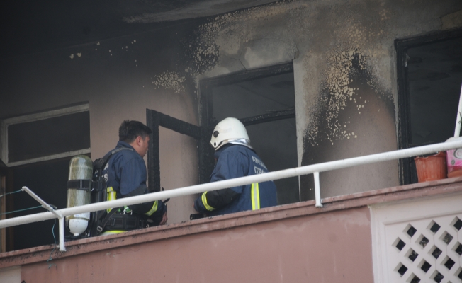 Alanya’da korkutan yangın