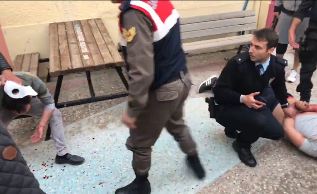 Av tüfeğiyle ortalığı birbirine kattı