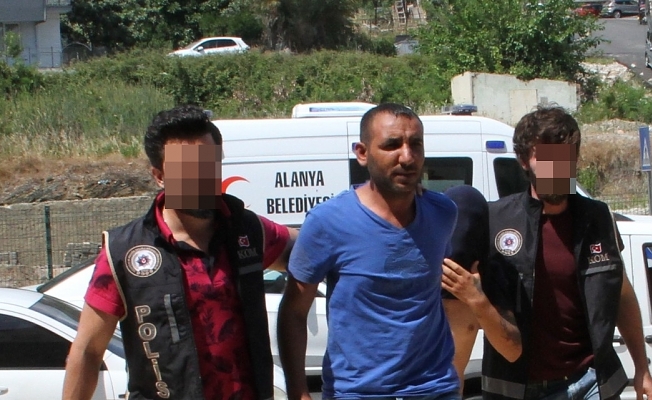 Alanya'da katil zanlısı uyuşturucu operasyonunda yakalandı