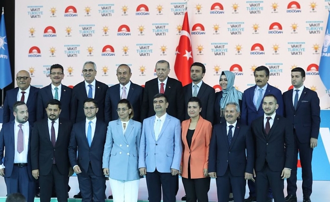 Erdoğan ve Antalya adayları bir arada