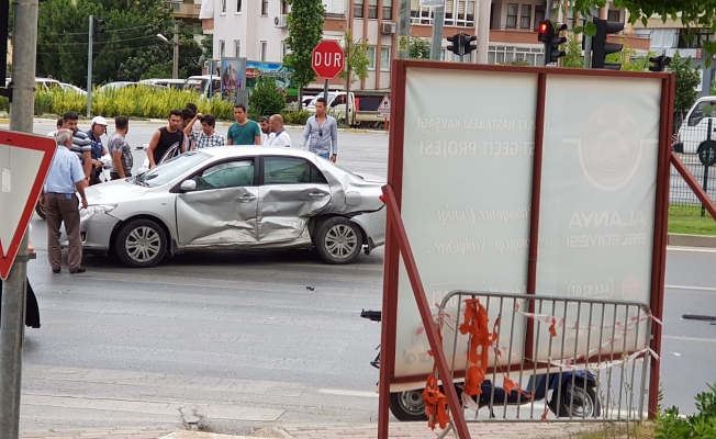 Alanya'da kaza ucuz atlatıldı