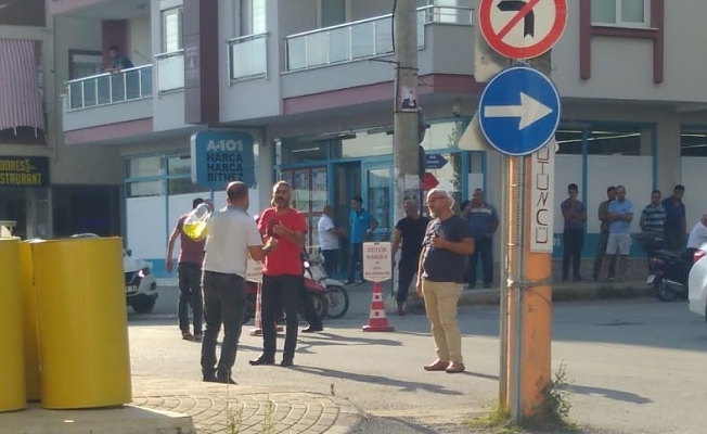 Cikcilli'de bir kişi kendisini yakmaya kalkıştı