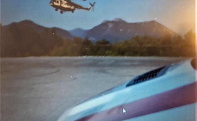 Sapadere'de helikopterli kurtarma operasyonu