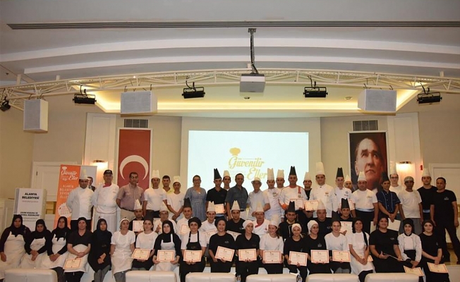 64 personele güvenilir eller sertifikası