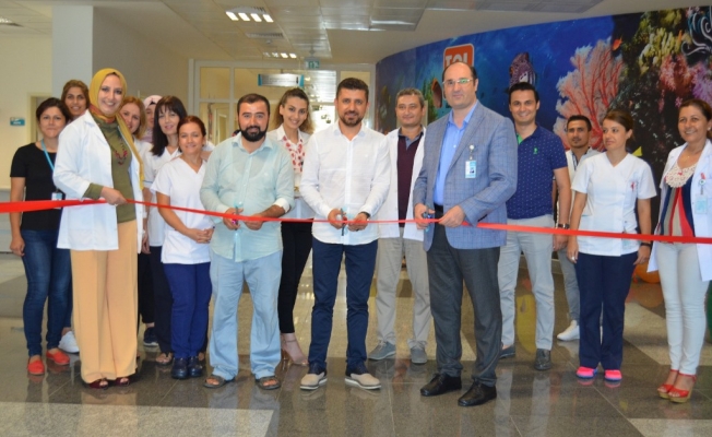 Hastane duvarları rengarenk oldu!