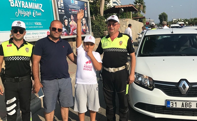 Alanya’da kırmızı düdük uygulaması