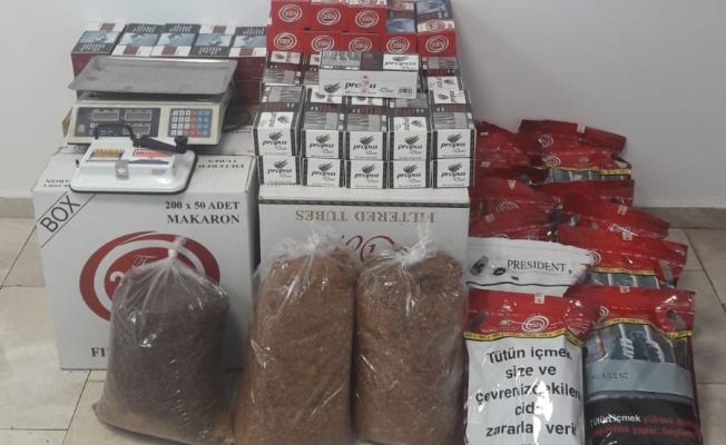 Jandarma Alanya'da kaçak tütüne geçit vermiyor