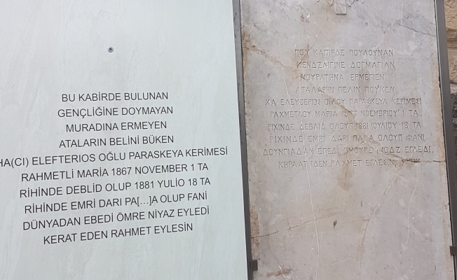 Alanya’daki şeker tezgahı 138 yıllık mezar taşı çıktı