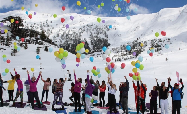 Birinci Alanya Akdağ Kayak Festivali Yapıldı