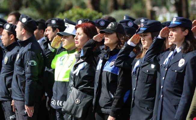 Alanya'da Türk Polis Teşkilatı'nın yıldönümü kutlandı