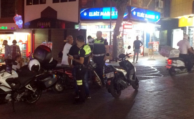 Kurallara uymayan motosikletliler Alanya polisinden kaçamadı!