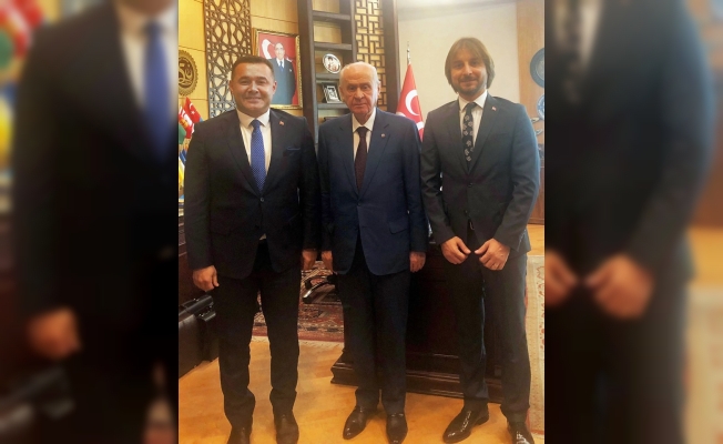 Başkan Yücel'den MHP Lideri Bahçeli'ye ziyaret