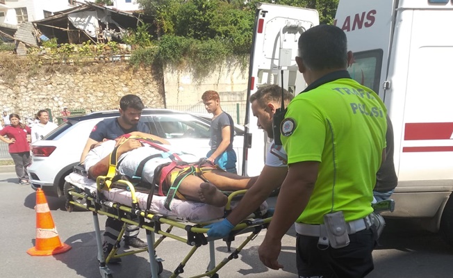 Alanya'da kaza: 1 yaralı