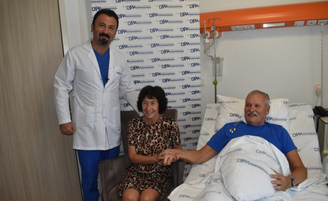 Tatile geldiği Antalya'da 5 koroner arteri değişti