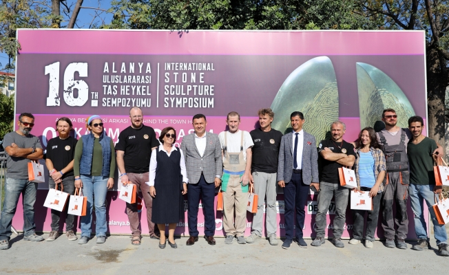 Alanya Uluslararası Taş Heykel Sempozyumu Başladı