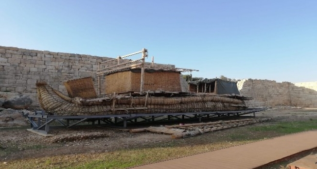 Antik gemi Patara'ya taşındı