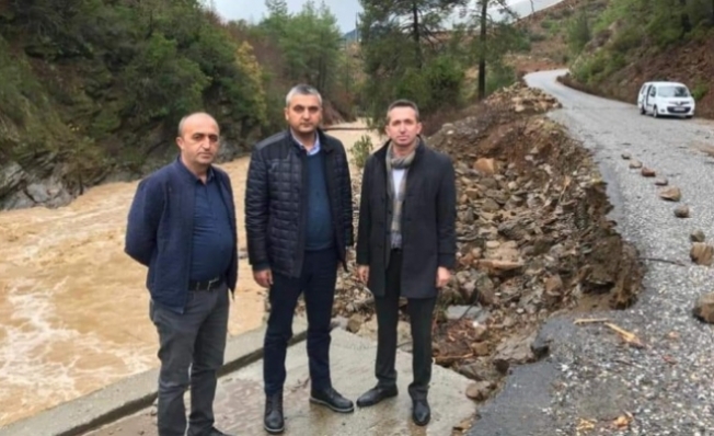 MHP'li meclis üyeleri afet bölgesinde