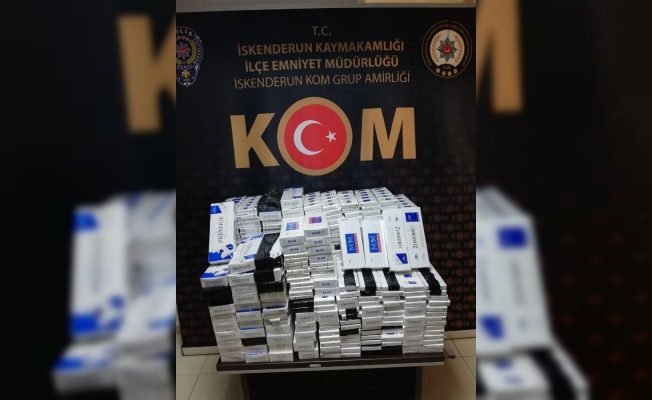Polisten kaçan araçtan 2 bin 730 paket kaçak sigara çıktı
