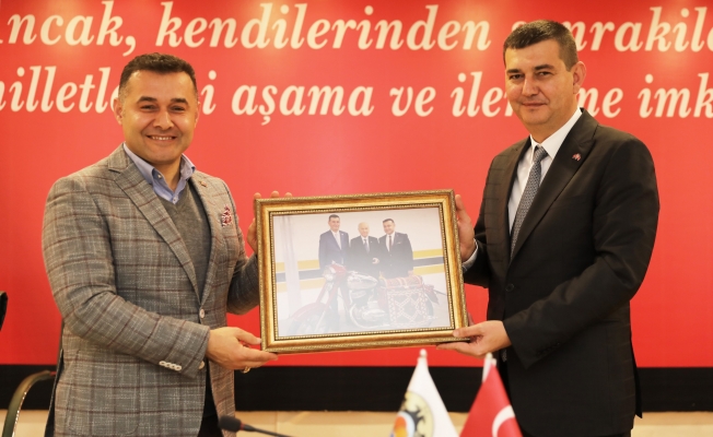 Türkdoğan ve yeni yönetiminden Başkan Yücel’e ziyaret