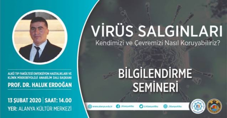 Alanya’da ‘Virüs’ konferansı düzenlenecek