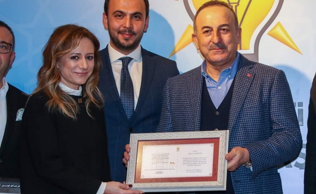 Bakan Çavuşoğlu’ndan Cansevdi’ye teşekkür belgesi!
