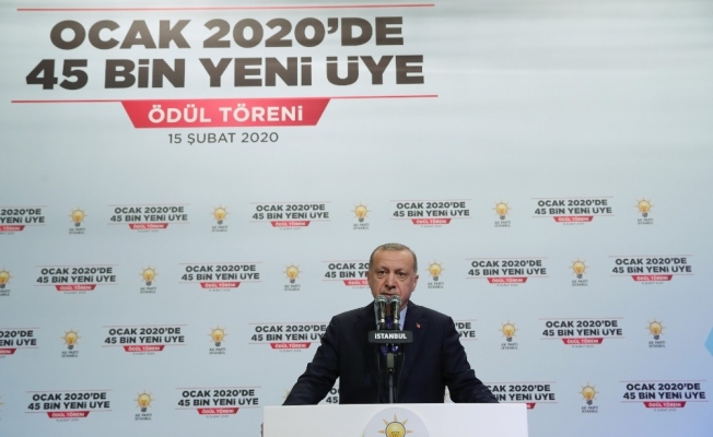 Cumhurbaşkanı Erdoğan: “AK Parti ulusal bir coğrafyaya değil uluslararası bir coğrafyaya hitap eden bir partidir”