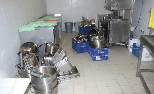 Hırsızlar MYO’nun uygulama mutfağından 100 bin TL değerinde malzeme çaldılar