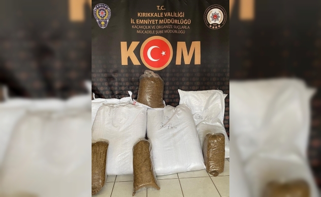 Kırıkkale’de 146 kilogram kaçak tütün ele geçirildi