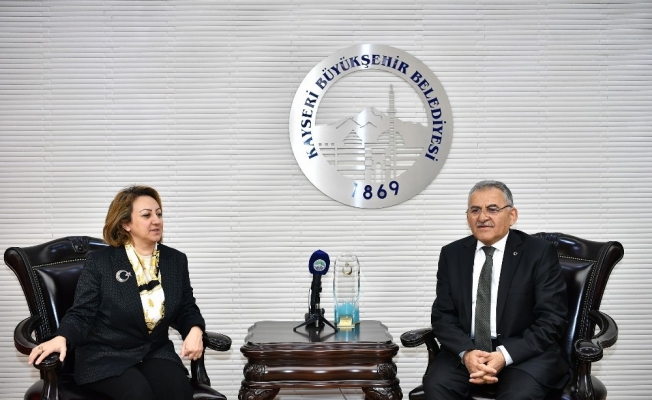 Kültür ve Turizm Bakan Yardımcısı Özgül Özkan Yavuz Başkan Büyükkılıç’ı ziyaret etti