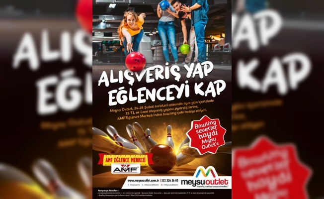 Meysu Outlet’te bowling eğlencesi başlıyor