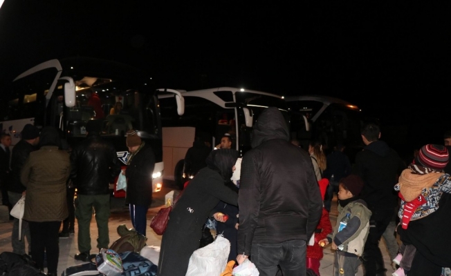 Nevşehir’de mülteciler terminale akın etti