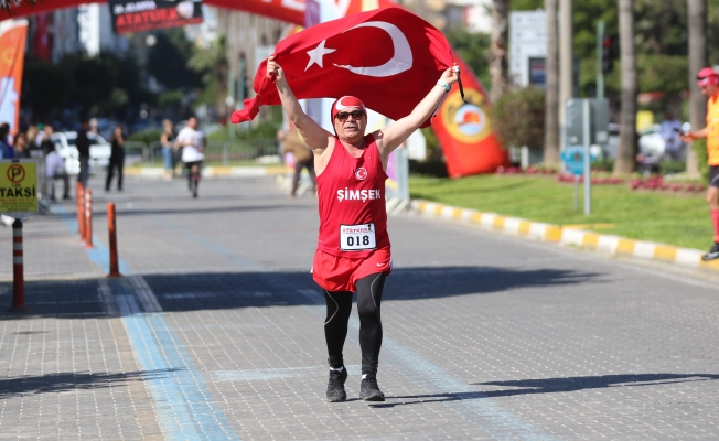  Alanya'da 20. Atatürk Koşusu yapıldı