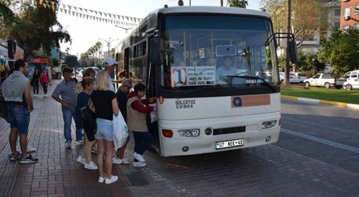 Alanya’da otobüse parayla binme dönemi sona erdi!