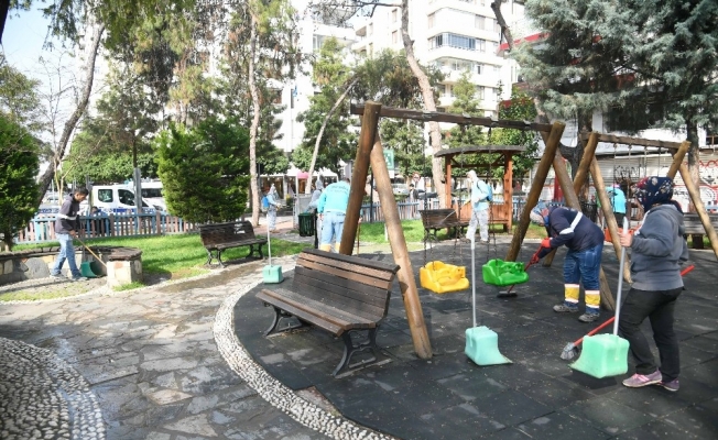 Büyükşehir ekipleri, koronavirüse karşı seferber oldu