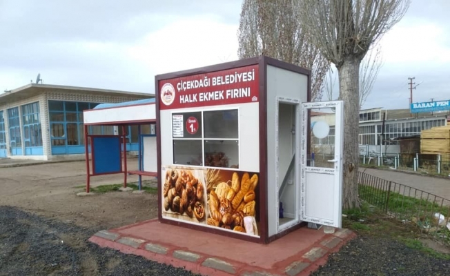 Çiçekdağı ilçesinde &quot;halk ekmek satış büfe&quot;leri hizmete açıldı