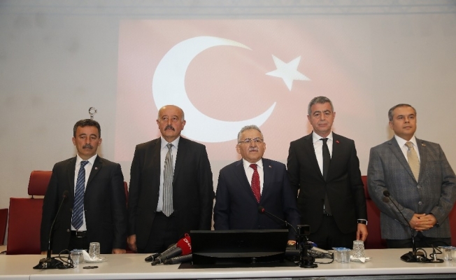 Kayseri Büyükşehir Belediyesi’nden ortak İdlib bildirisi
