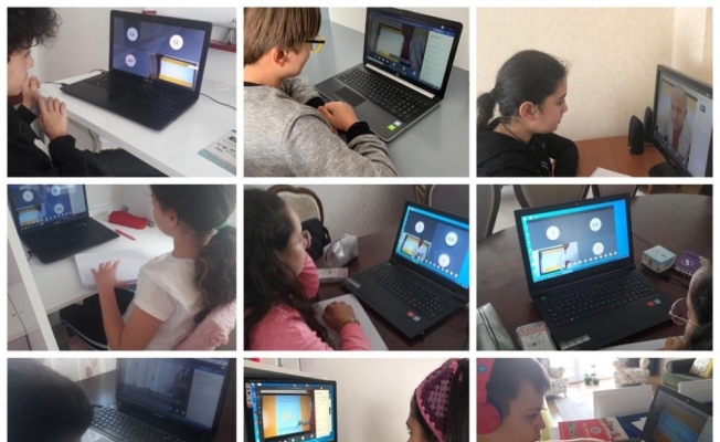 Kırşehir’de, özel okulda öğrenci öğretmen teması aktif tutuluyor