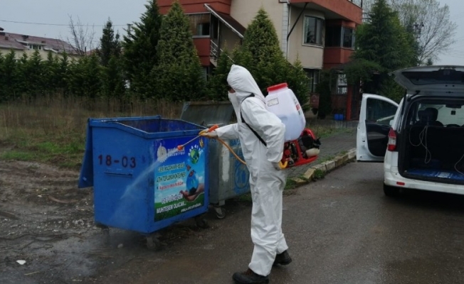Başiskele’de 9 mahallede dezenfekte çalışması yapıldı