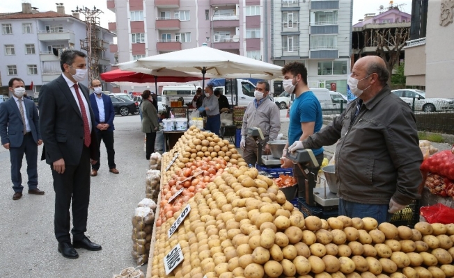 Başkan Eroğlu’dan pazar denetimi