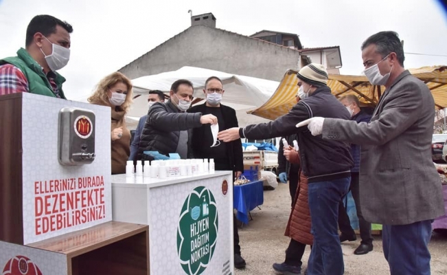 Bilecik’te maskesi olmayanlar pazara alınmadı