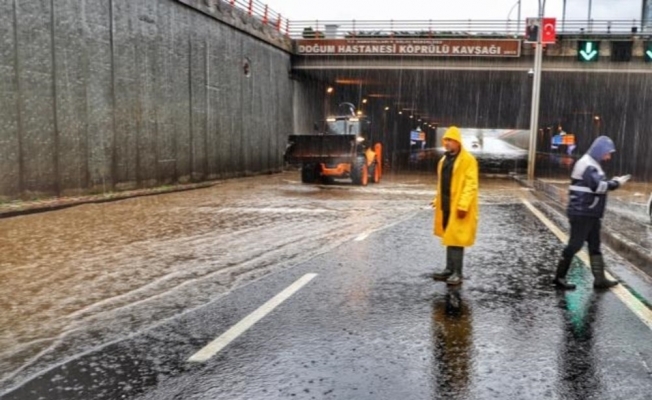 DİSKİ, sağanak yağış nedeniyle 21 ekip ve 55 personelle çalışma yaptı