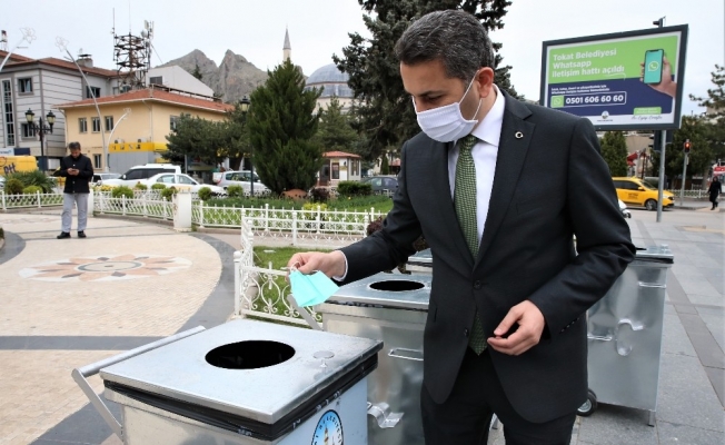 Tokat’ta maske ve eldiven atıklarına özel çözüm